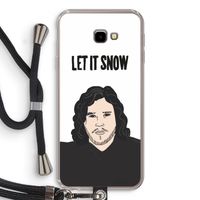 Let It Snow: Samsung Galaxy J4 Plus Transparant Hoesje met koord