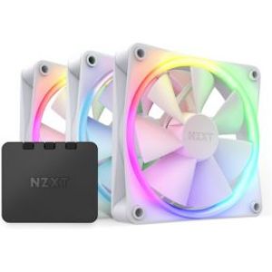 NZXT F120 RGB - 120mm RGB Fans - Triple - White