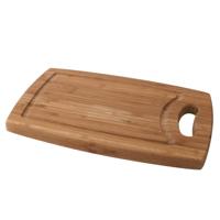 Snijplank - bamboe - rechthoekig - met rand - 29 cm - met handvat - thumbnail