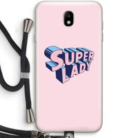 Superlady: Samsung Galaxy J7 (2017) Transparant Hoesje met koord