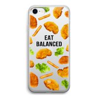 Eat Balanced: iPhone SE 2020 Transparant Hoesje