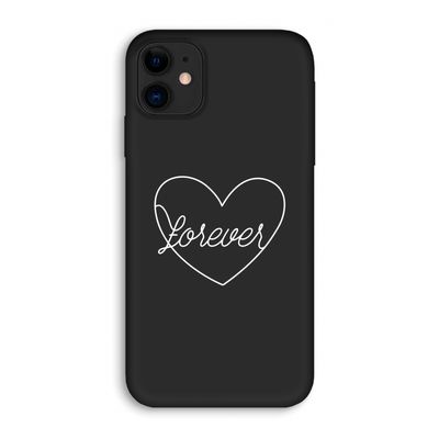 Forever heart pastel: iPhone 11 Biologisch afbreekbaar hoesje