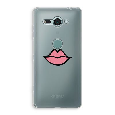 Kusje: Sony Xperia XZ2 Compact Transparant Hoesje