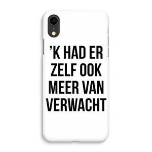 Meer verwacht: iPhone XR Volledig Geprint Hoesje