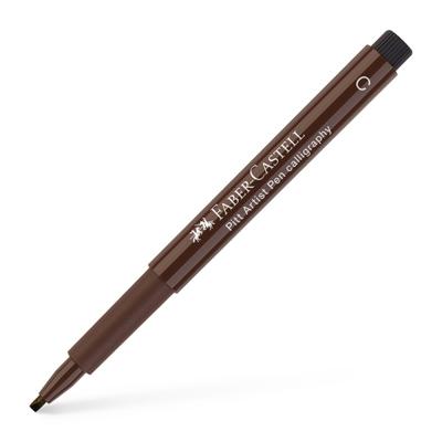Faber Castell Kalligrafiepen Pitt - C 175 donker sepia