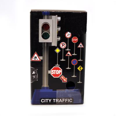 Basic Stoplicht met verkeersborden + licht en geluid