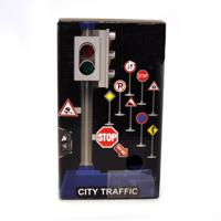 Basic Stoplicht met verkeersborden + licht en geluid