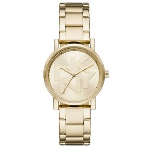 DKNY NY2959 Horloge Soho staal goudkleurig 34 mm