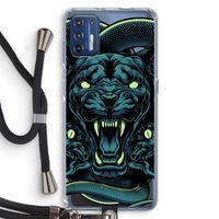 Cougar and Vipers: Motorola Moto G9 Plus Transparant Hoesje met koord