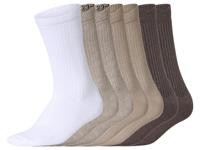 esmara 7 Paar sokken (beige/wit/bruin, 39-42)