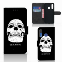 Telefoonhoesje met Naam Huawei P30 Lite (2020) Skull Eyes