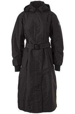 AGU Trench Coat Puff Winter Regenjas Urban Outdoor Dames - Zwart - XS - Waterdicht