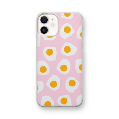 Dancing eggs: iPhone 12 mini Transparant Hoesje
