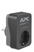 APC by Schneider Electric PME1WB-GR Overspanningsbeveiliging tussenstekker Zwart - thumbnail
