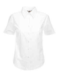 Fruit of the Loom F701 Ladies Short Sleeve Oxford Shirt