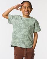 HEMA Kinder T-shirt grafisch lichtbruin (lichtbruin)