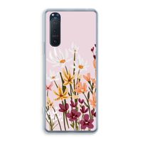 Painted wildflowers: Sony Xperia 5 II Transparant Hoesje