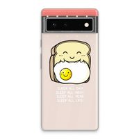 Sleep All Day: Google Pixel 6 Transparant Hoesje