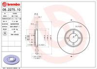 Brembo Remschijven 08.2275.10 - thumbnail