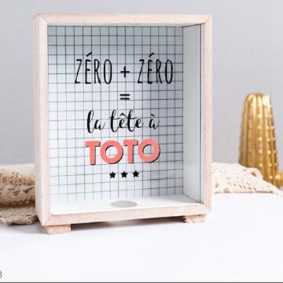 Creatieve houten kunst verse Piggy Bank slaapkamer Desktop Decoratie ornamenten Sundries opbergdoos stijl: houten opbergdoos-B