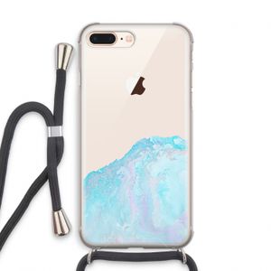 Fantasie pastel: iPhone 7 PLUS Transparant Hoesje met koord