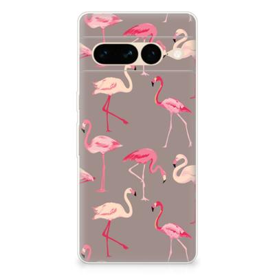 Google Pixel 7 Pro | TPU Hoesje | Flamingo