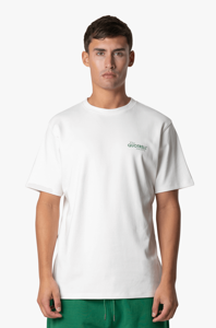 Quotrell Society T-Shirt Heren Gebroken Wit/Groen - Maat XS - Kleur: Wit | Soccerfanshop