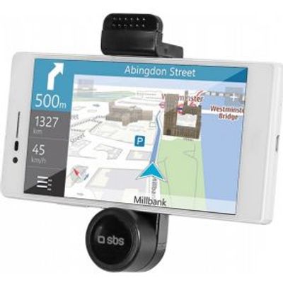 SBS TESUPPUNIVAIRCLIP houder Passieve houder Mobiele telefoon/Smartphone Zwart