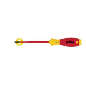 Wiha VDE-Torx-Schraubendreher 1000V T10x100/204mm SoftFin.-slimFix Torx-schroevendraaier VDE Grootte T 10 Koplengte: 100 mm DIN ISO 8764, DIN EN 60900 1 stuk(s)