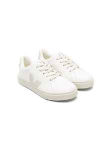 VEJA Kids baskets Esplar à lacets en cuir - Blanc