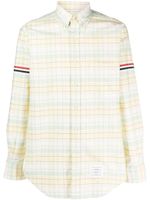 Thom Browne chemise à carreaux - Jaune