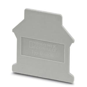 D-UK 16  - End/partition plate for terminal block D-UK 16