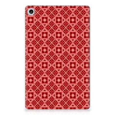 Lenovo Tab M10 Plus (3e generatie) Hippe Hoes Batik Rood