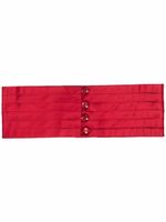 Saint Laurent Pre-Owned ceinture en soie (années 1980) - Rouge - thumbnail