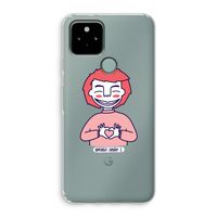 Hartje: Google Pixel 5 Transparant Hoesje Hartje: Google Pixel 5 Transparant Hoesje