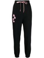 AAPE BY *A BATHING APE® pantalon de jogging à broderies - Noir