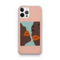 Orange lips: iPhone 12 Pro Transparant Hoesje