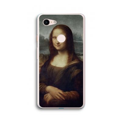Mona Lisa: Google Pixel 3 XL Transparant Hoesje