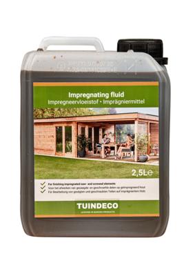 Impregneervloeistof bruin 2,5 liter Tuindeco - Tuindeco