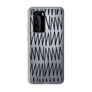 Marrakech Zigzag: Huawei P40 Pro Transparant Hoesje