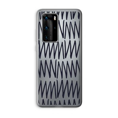 Marrakech Zigzag: Huawei P40 Pro Transparant Hoesje