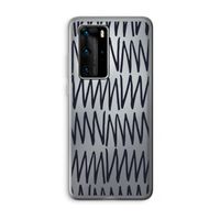 Marrakech Zigzag: Huawei P40 Pro Transparant Hoesje