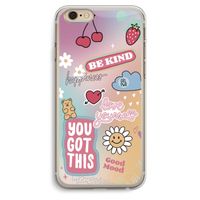 Positivity: iPhone 6 Plus / 6S Plus Transparant Hoesje