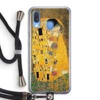 Der Kuss: Samsung Galaxy A40 Transparant Hoesje met koord