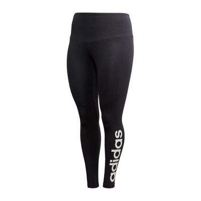 adidas Performance Plus Size sportlegging zwart/wit adidas Performance Plus Size sportlegging zwart/wit