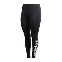 adidas Performance Plus Size sportlegging zwart/wit - thumbnail