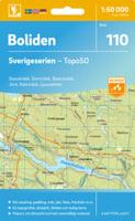 Topografische kaart - Wandelkaart 110 Sverigeserien Boliden | Norstedts