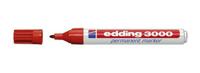 Edding permanent marker 3000 (rood)