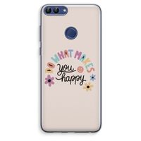 Happy days: Huawei P Smart (2018) Transparant Hoesje