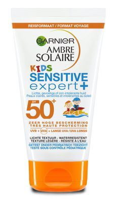 Garnier Ambre Solaire Kids Reisformaat Zonnemelk SPF 50+